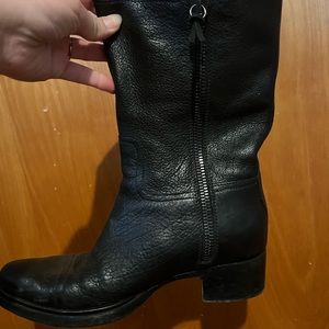 Black Miu Miu boots